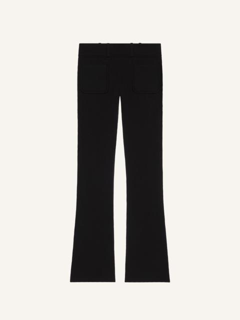 2-POCKET RIB KNIT PANTS