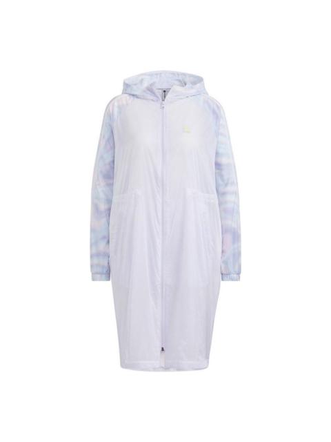 (WMNS) adidas Authentic NEO Hooded Sports Casual Jackets 'White' HF7265