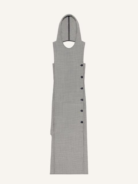 OBLIQUE HOUNDSTOOTH SPACE DRESS
