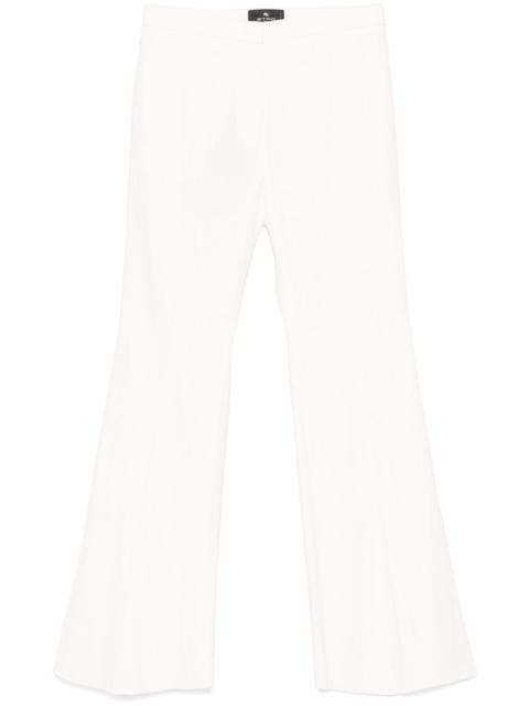 paisley-jacquard trousers