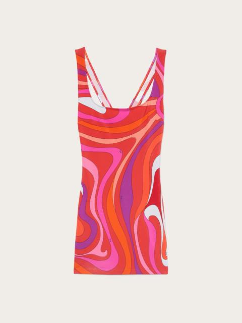 MARMO PRINT MINI DRESS