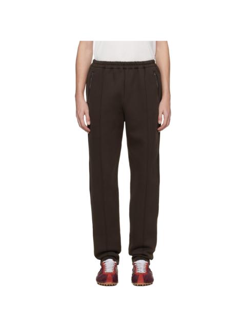 Brown Pinched Seam Sweatpants