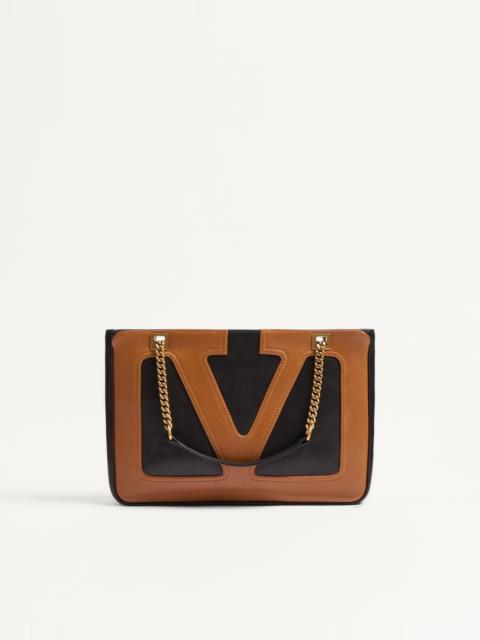 VALENTINO GARAVANI VIVA SUPERSTAR SMALL NAPPA LEATHER SHOPPING BAG