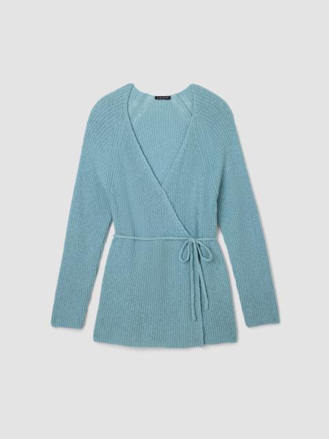 Peruvian Cotton Cloud V-Neck Cardigan