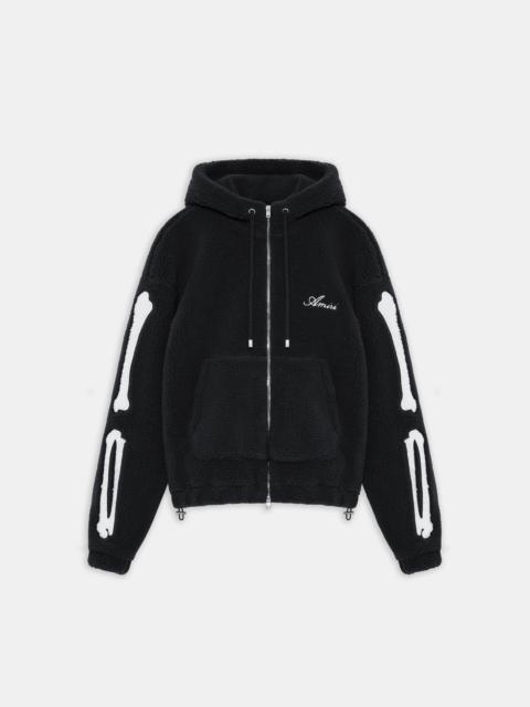 BONES FLEECE ZIP HOODIE
