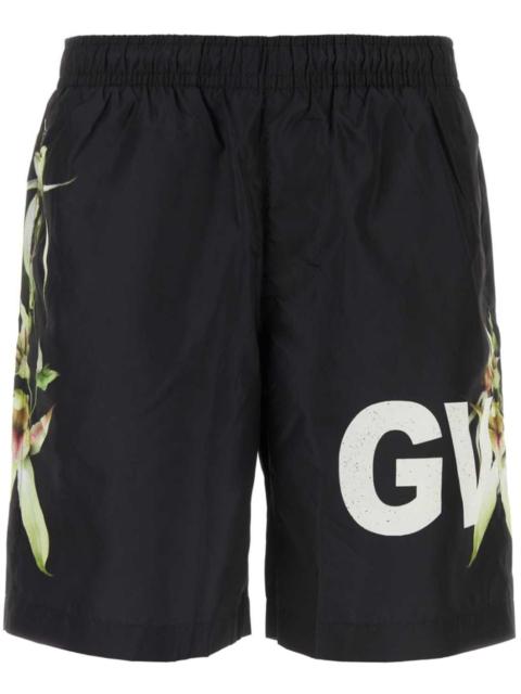 logo-print swim shorts