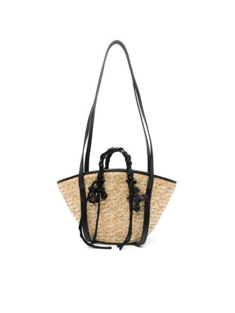 raffia tote bag