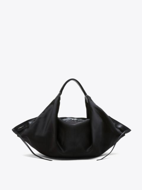 Structured Satin Luna Medium Bag