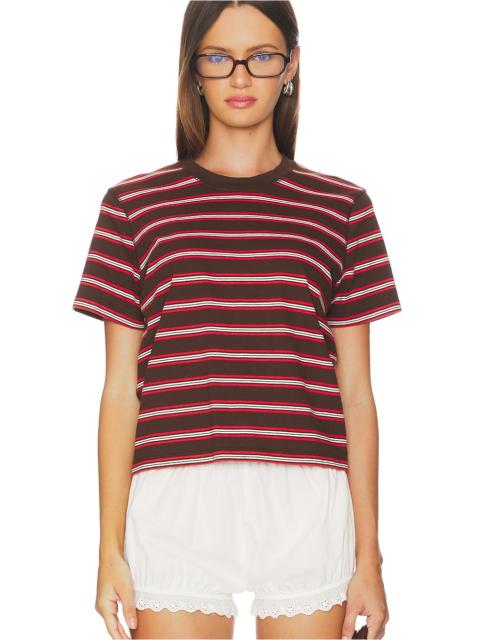 Multi Striped Boyfriend Tee