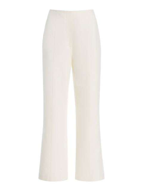 Exclusive Heidi Cotton-Linen Trousers ivory