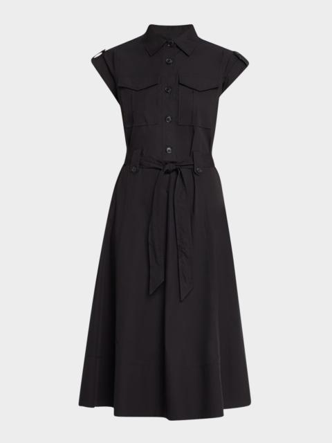 Kayla Belted Midi Shirtdress