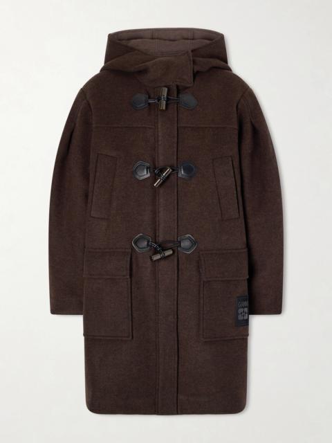 Hooded Wool-blend Coat