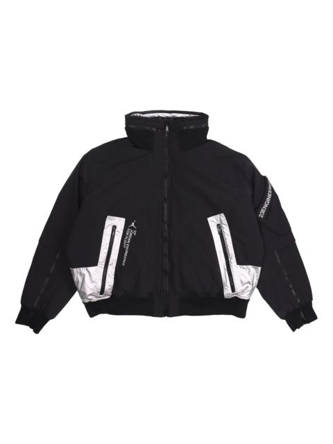 Air Jordan 23 Engineered MA-1 protection against cold Stay Warm Loose Down Jacket Black CQ2465-010