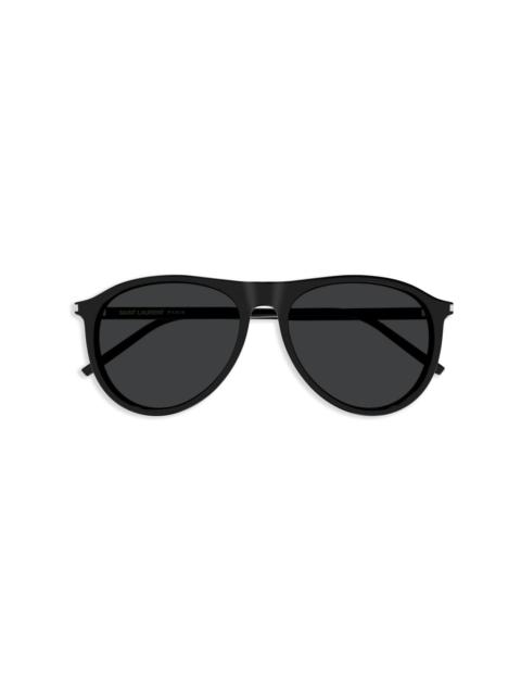 pilot-frame sunglasses