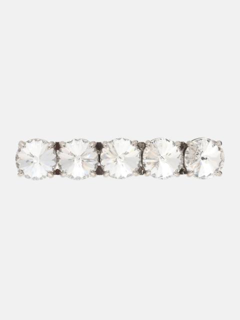 Crystal-embellished barrette