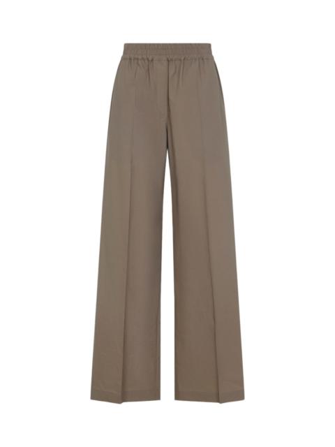 Wide Leg Cotton Pants