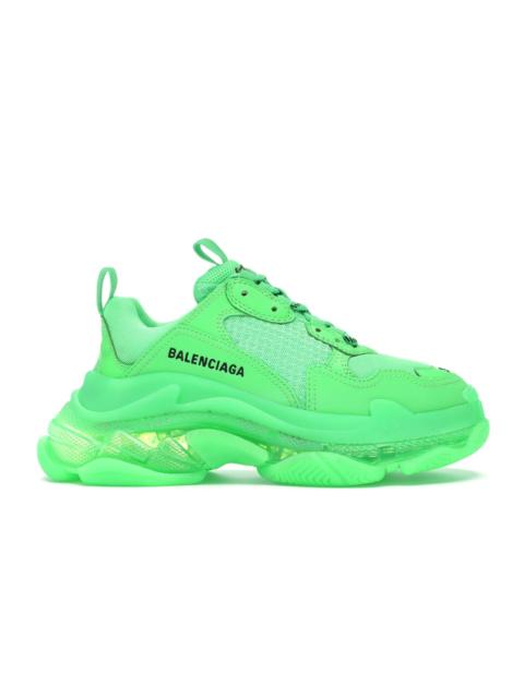 Balenciaga Triple S Neon Green Clear Sole (Women's)