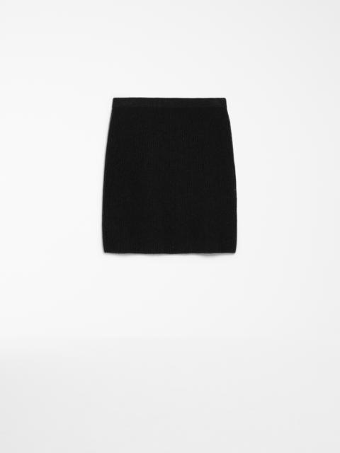 TEIERA Rib-knit mini skirt