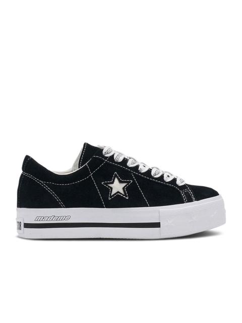 MADEME X WMNS ONE STAR PLATFORM LOW 'BLACK'
