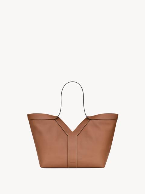 Y SMALL TOTE IN LEATHER