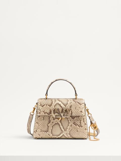 VALENTINO GARAVANI VSLING SMALL PYTHON HANDBAG