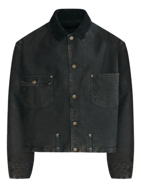 patch-pockets denim jacket