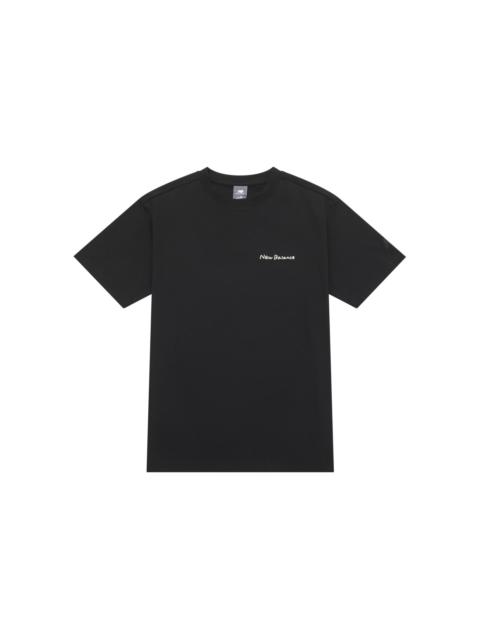 New Balance Hiking Graphic T-Shirt 'Black' AMT42339-BK