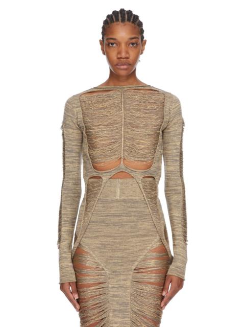 ripped-detail T-shirt