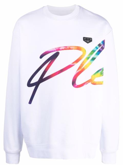logo-print cotton sweatshirt
