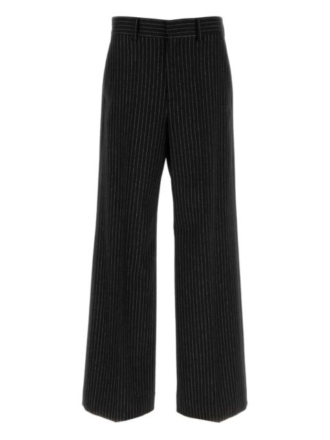 pinstripe trousers