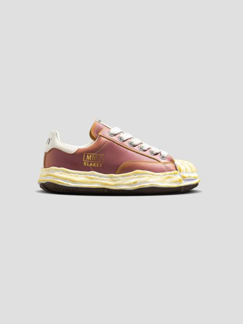 BLAKEY OG SOLE LOW-TOP VINTAGE TREATMENT LEATHER SNEAKERS