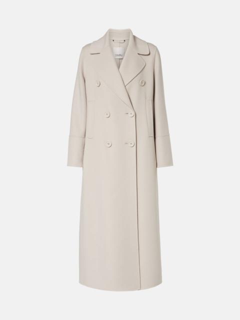 Custodi double-breasted virgin wool coat