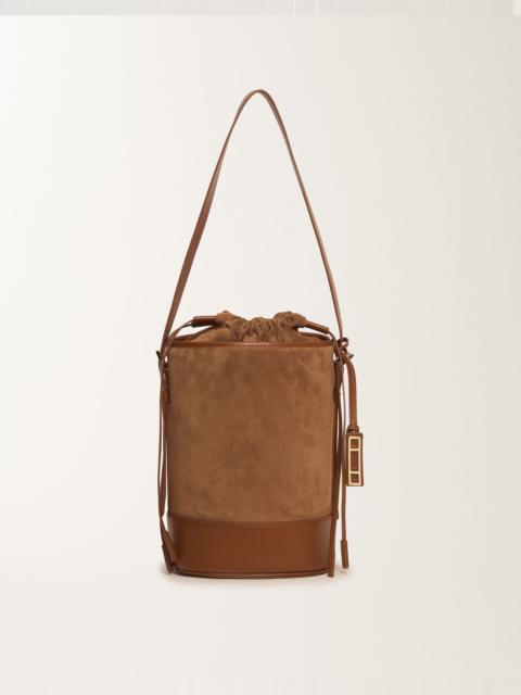 Bucket bag in suede