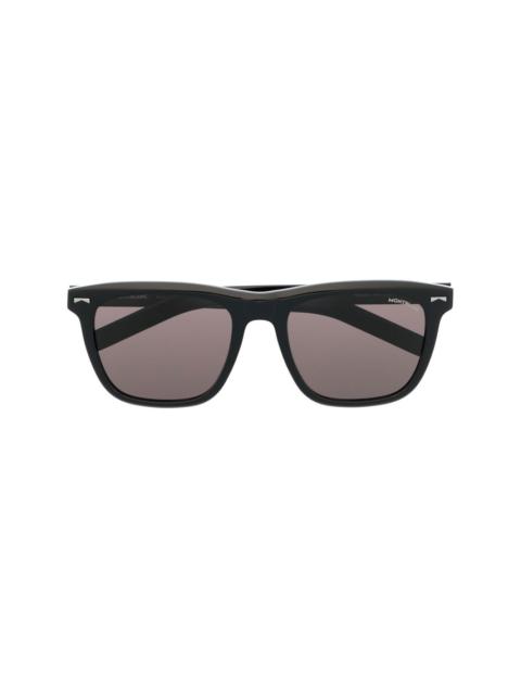 square frame tinted lens sunglasses