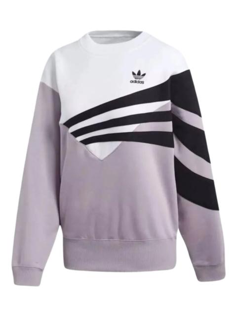 Crewneck Sweatshirt WMNS "White / Lilac / Black"