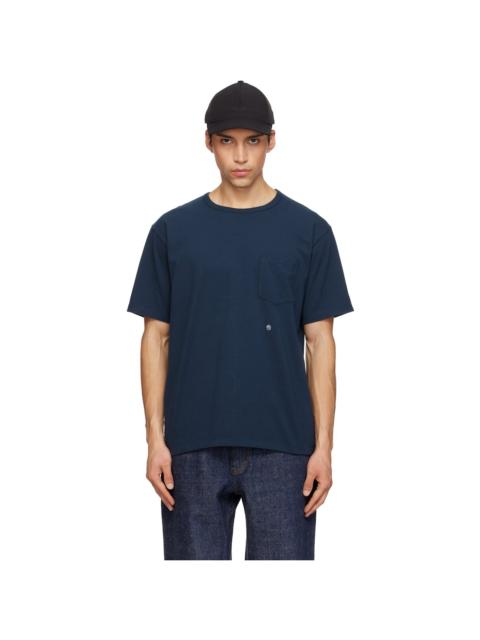 Navy COOLMAX Jersey Pocket T-shirt