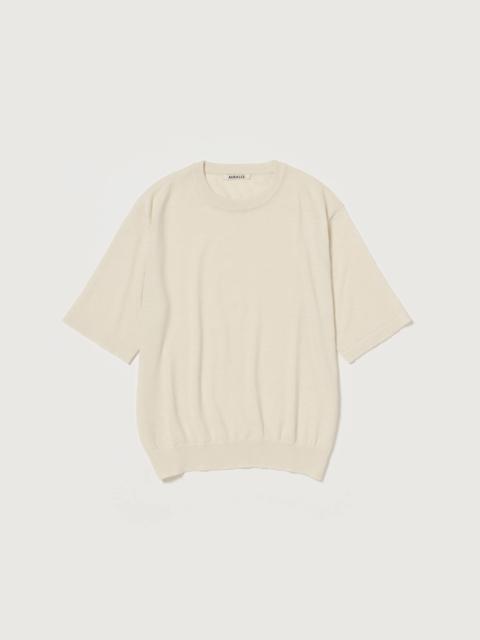 CASHMERE HARD TWIST KNIT TEE