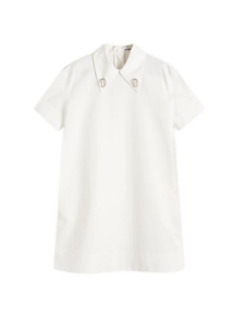 Jil Sander Cotton Shirt Dress with Collar Detail