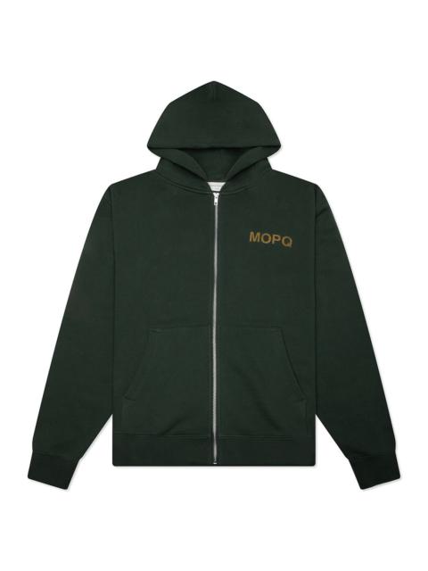 CASTELLI ZIP-UP HOODIE - FOREST