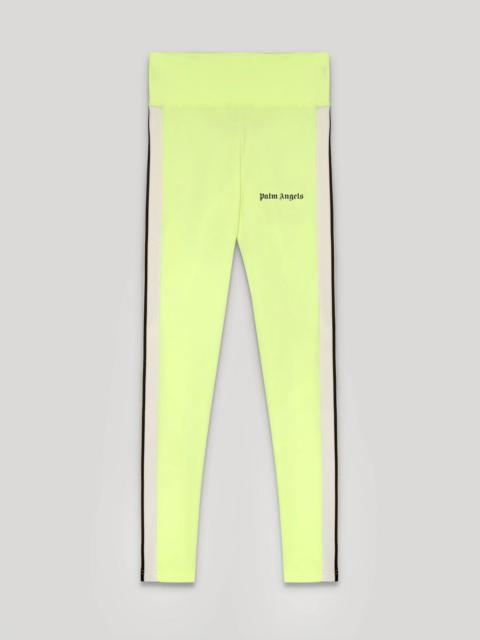 FLUO YELLOW TRACK LEGGINGS