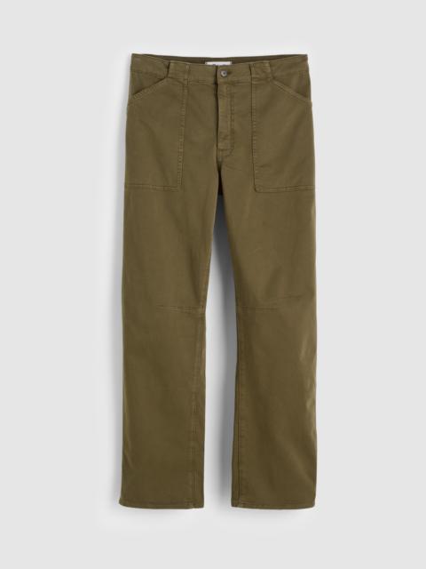 The Darted Barrel-Leg Utility Pant