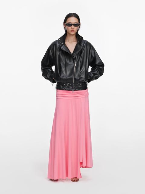 Black Faux Leather Biker Jacket