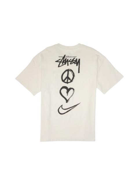 Nike x Stussy Peace, Love, Swoosh T-shirt (US Sizing) White