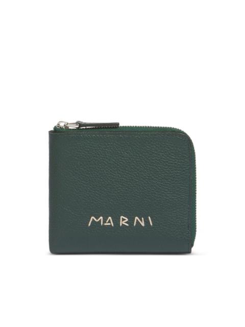 mending-embroidery logo wallet