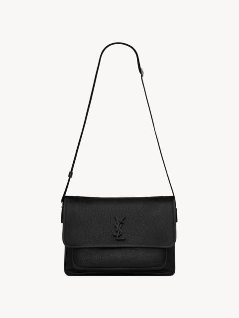 NIKI MESSENGER IN GRAINED LEATHER