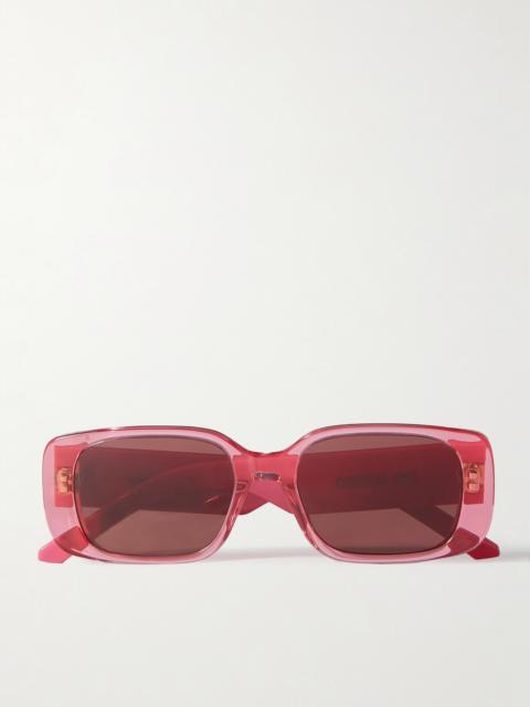 Wildior S2u Rectangular-frame Acetate Sunglasses