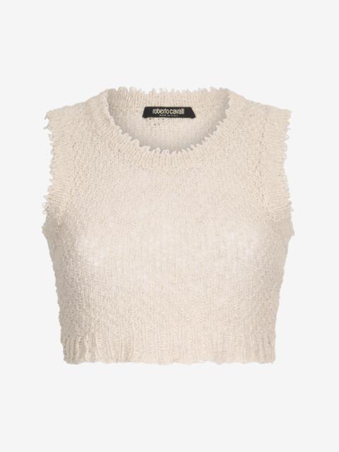 Ivory Textured Knit Top