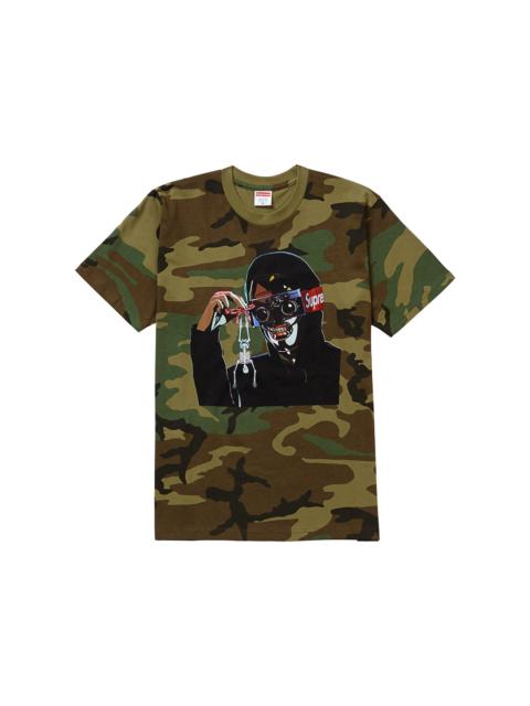 Supreme Creeper Tee Woodland Camo