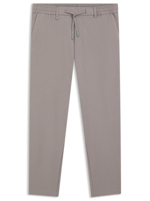 RELAXED-FIT TROUSERS IN WAFFLE FABRIC