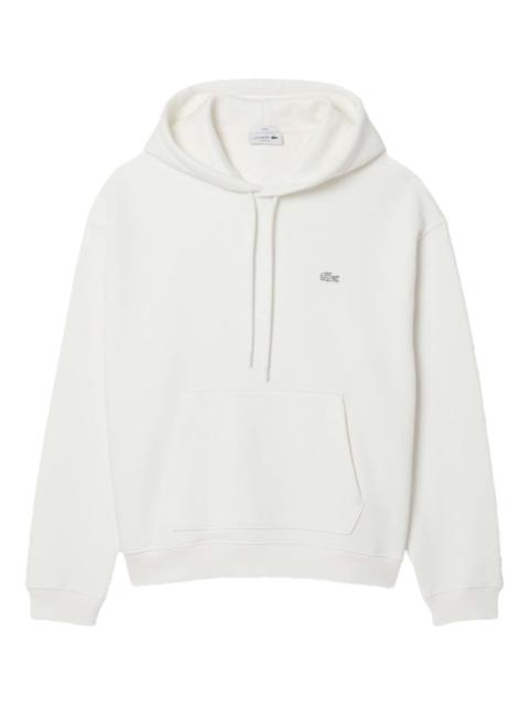 logo-embroidered hoodie